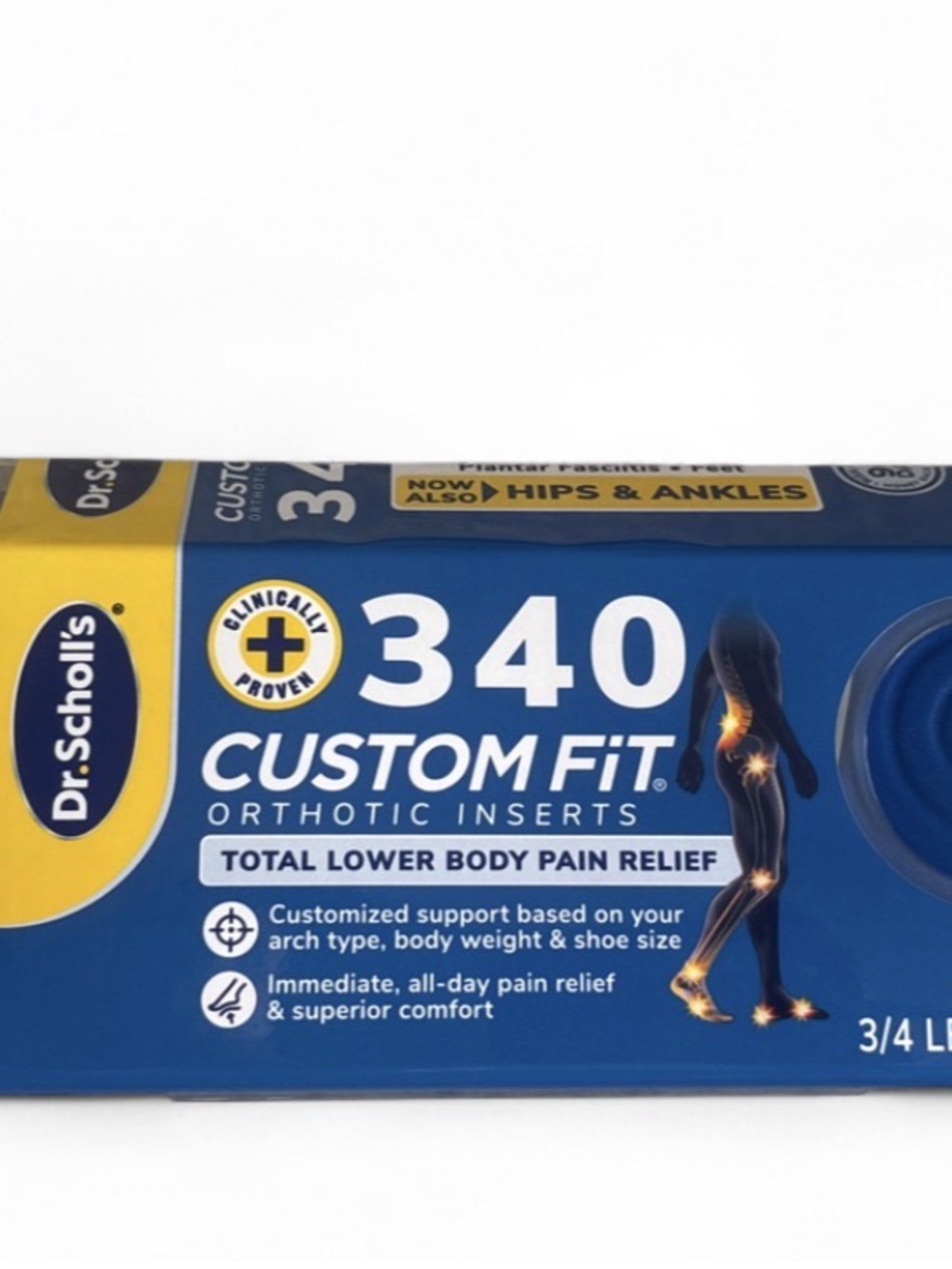 Dr. Scholl's Custom Fit Orthotic Inserts CF 340 Blue